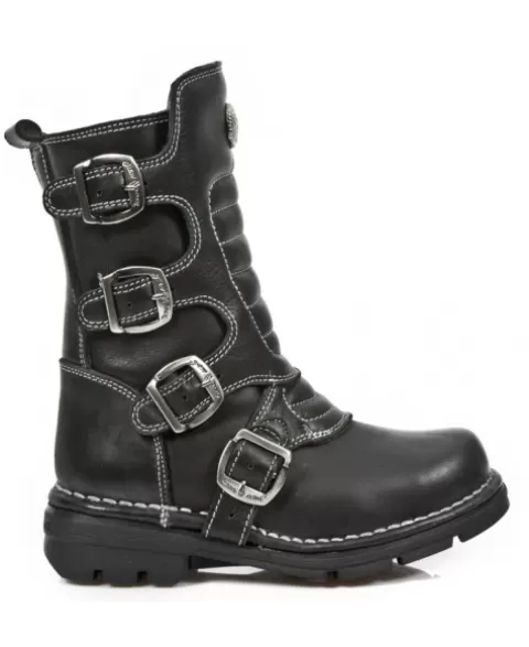 New Rock Rock | Rock^Boot Metallic M-Kid373-S1