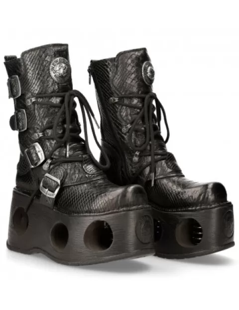 New Rock High heels | Military^Boot Neptuno M-373-C414