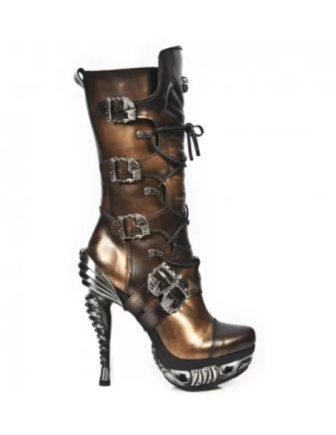 New Rock High heels | Steam punk^Boot Punk M-Mag006-C4