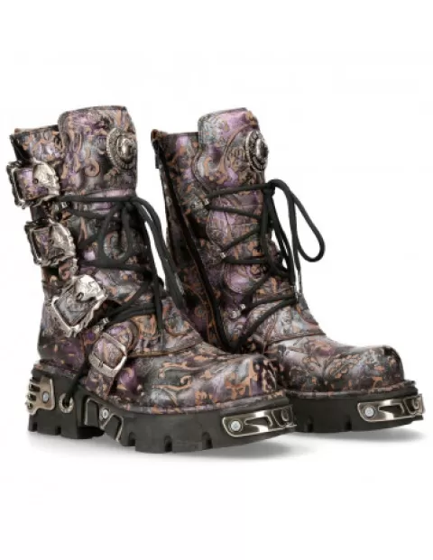 New Rock Boots | Boots^Boot Purple Reactor  M-391-S5