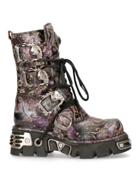 New Rock Boots | Boots^Boot Purple Reactor  M-391-S5