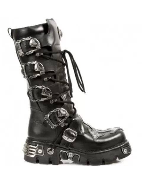 New Rock Boots | Boots^High Boot Black Reactor  M-403-S1
