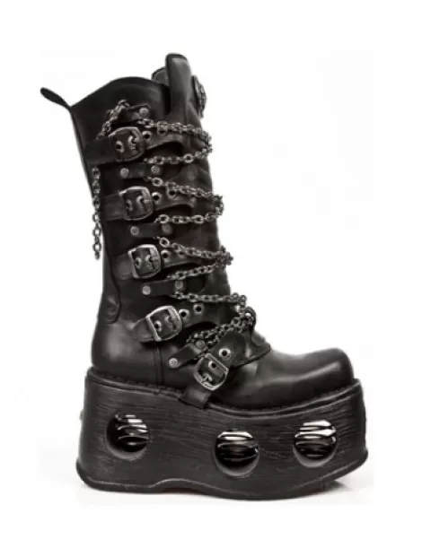 New Rock High heels^High Boot Metallic M-1013-C1