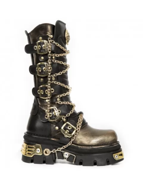 New Rock High boots | High Boots^High Boot Metallic M-1013-C3