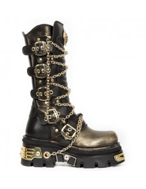 New Rock High boots | High Boots^High Boot Metallic M-1013-C3