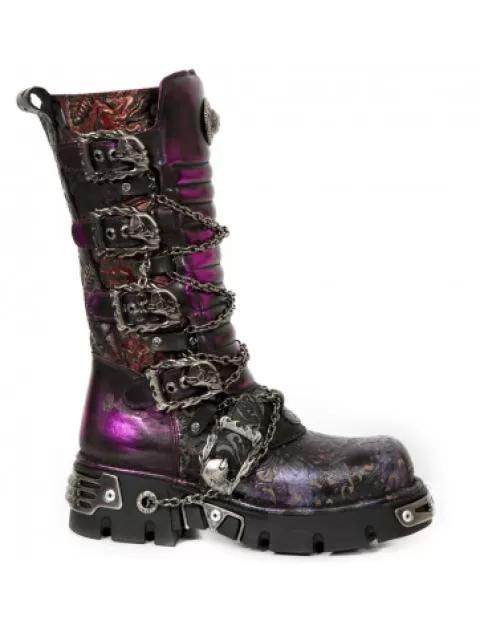 New Rock High boots | High Boots^High Boot Metallic M-1013-Cz69