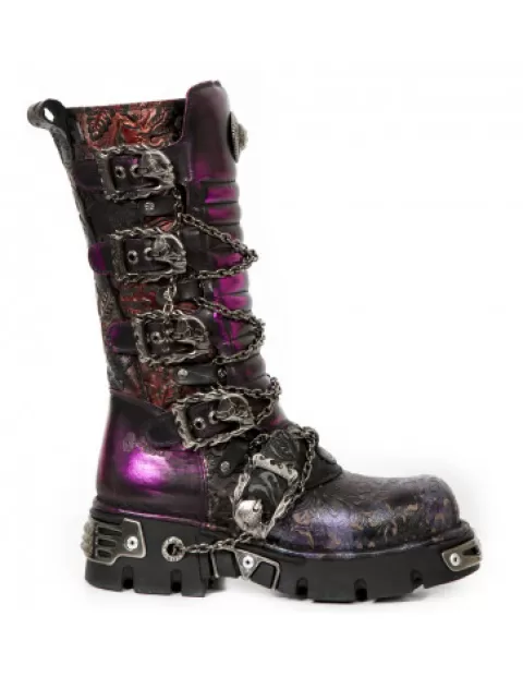 New Rock High boots | High Boots^High Boot Metallic M-1013-Cz69