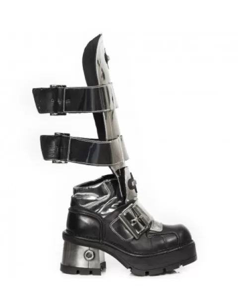 New Rock Boots | Boots^High Boot Metallic M-1515-C3