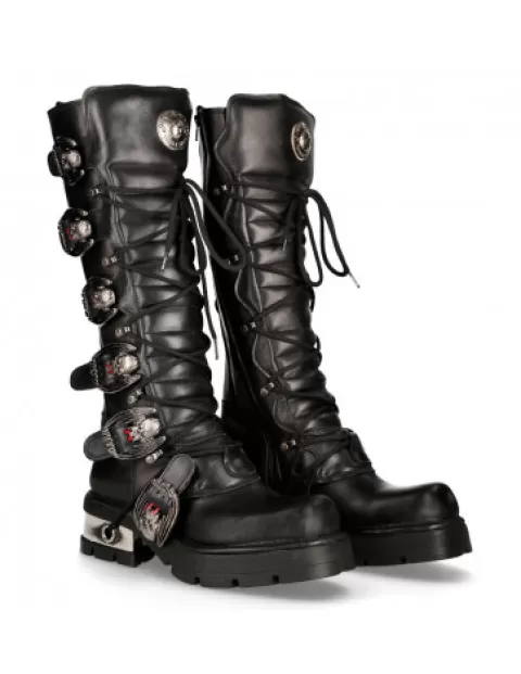 New Rock 373^High Boot Metallic M-272-C34