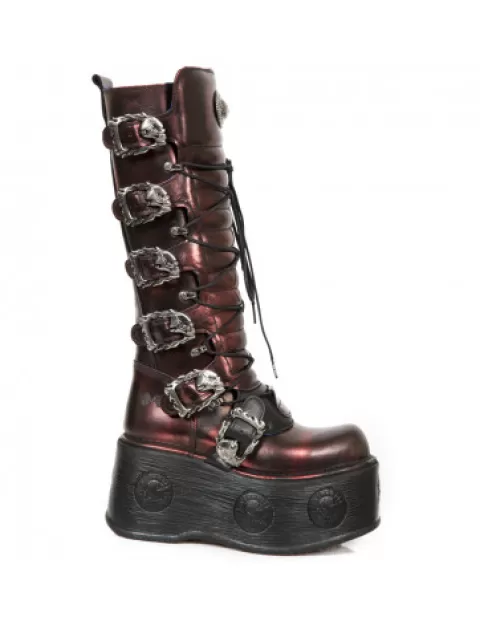 New Rock 373 | High boots^High Boot Metallic M-272-Cz03