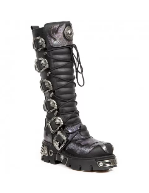 New Rock 373 | High boots^High Boot Metallic M-272-Cz18