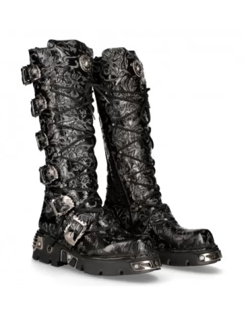 New Rock 373 | Boots^High Boot Metallic M-272-Cz19