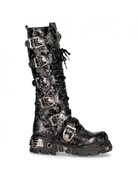 New Rock 373 | Boots^High Boot Metallic M-272-Cz19