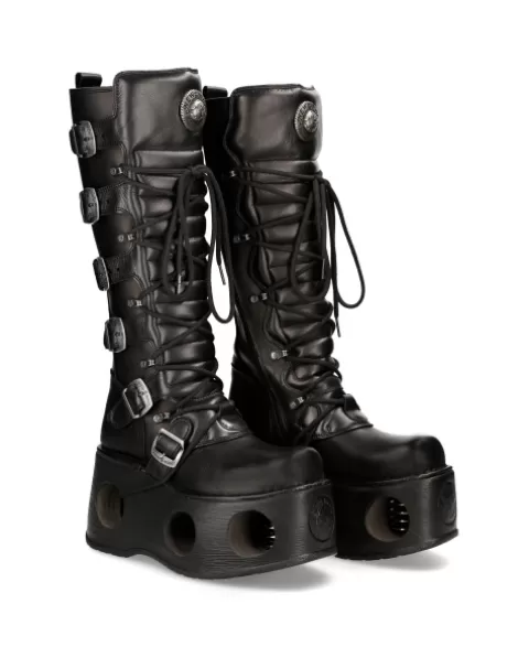 New Rock 373 | Platform^High Boot Metallic M-272-S2