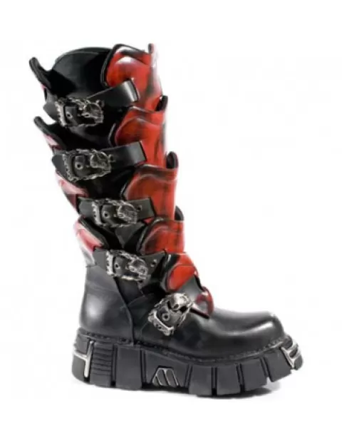 New Rock High boots | High Boots^High Boot Metallic M-738-R1