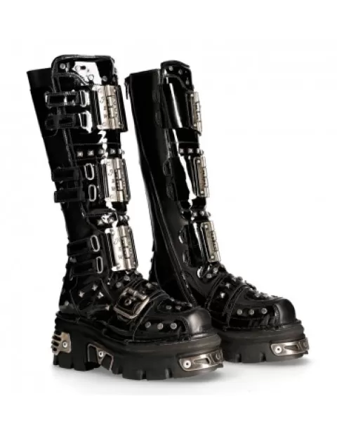 New Rock High boots | High Boots^High Boot Metallic M-800-C1