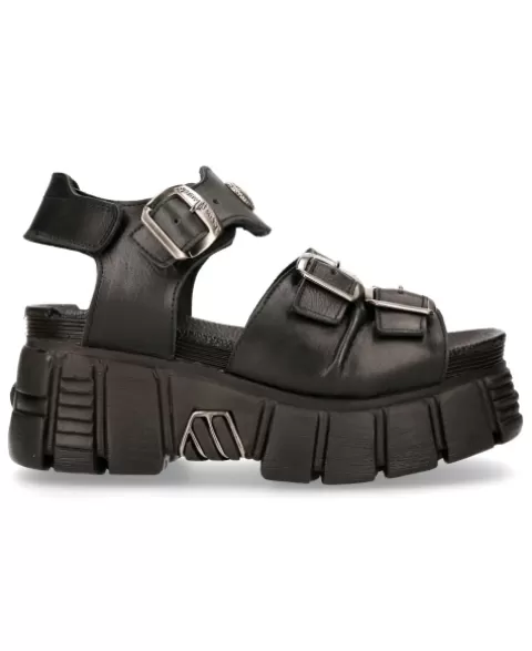 New Rock Sandals | Sandals^Metallic M-Bios101-C2