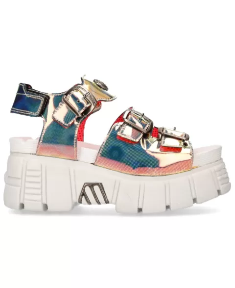 New Rock Sandals | Sandals^Metallic M-Bios101-C9