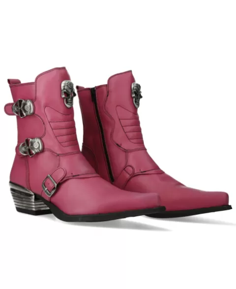 New Rock Western | Booties^M-WST001-PC3