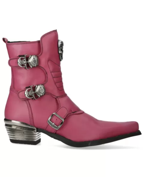 New Rock Western | Booties^M-WST001-PC3