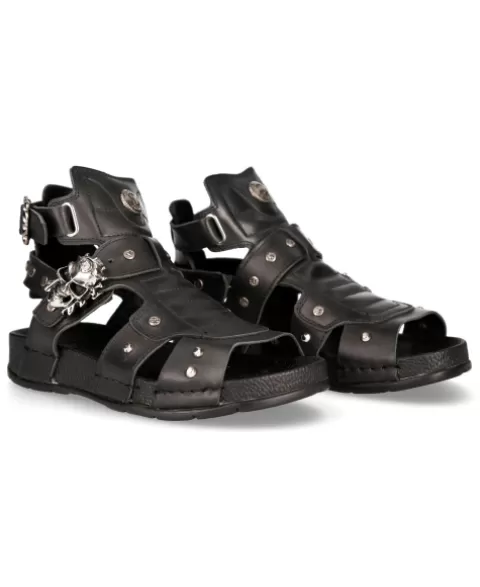 New Rock Sandals | Sandals^Sandal Black M-Bio17-S1
