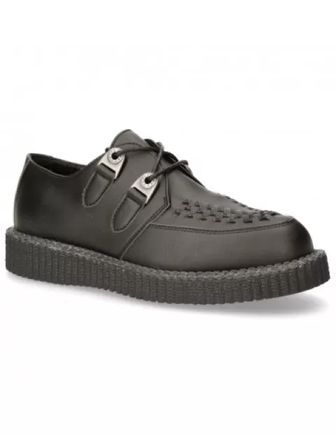 New Rock Creepers | Creepers^Shoe Black Creeper15 With Laces M-Creeper002-V6