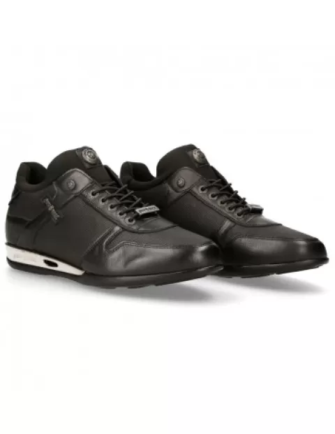 New Rock Street wear | Street wear^Shoe Black Hybrid With Laces M-Chrono002-C22