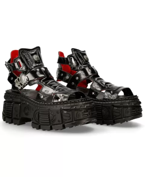 shoe_black_tank_mbios104c6_412629.webp New Rock Sandals | Sandals^Shoe Black Tank M-Bios104-C6