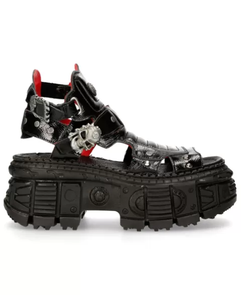 shoe_black_tank_mbios104c6_412630.webp New Rock Sandals | Sandals^Shoe Black Tank M-Bios104-C6