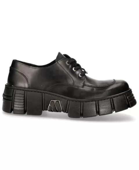 New Rock Wall | Shoes^Shoe Black Tower With Laces M-Wall042-S1