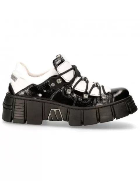 New Rock Wall | 120^Shoe Black Tower With Laces M-Wall120N-S2